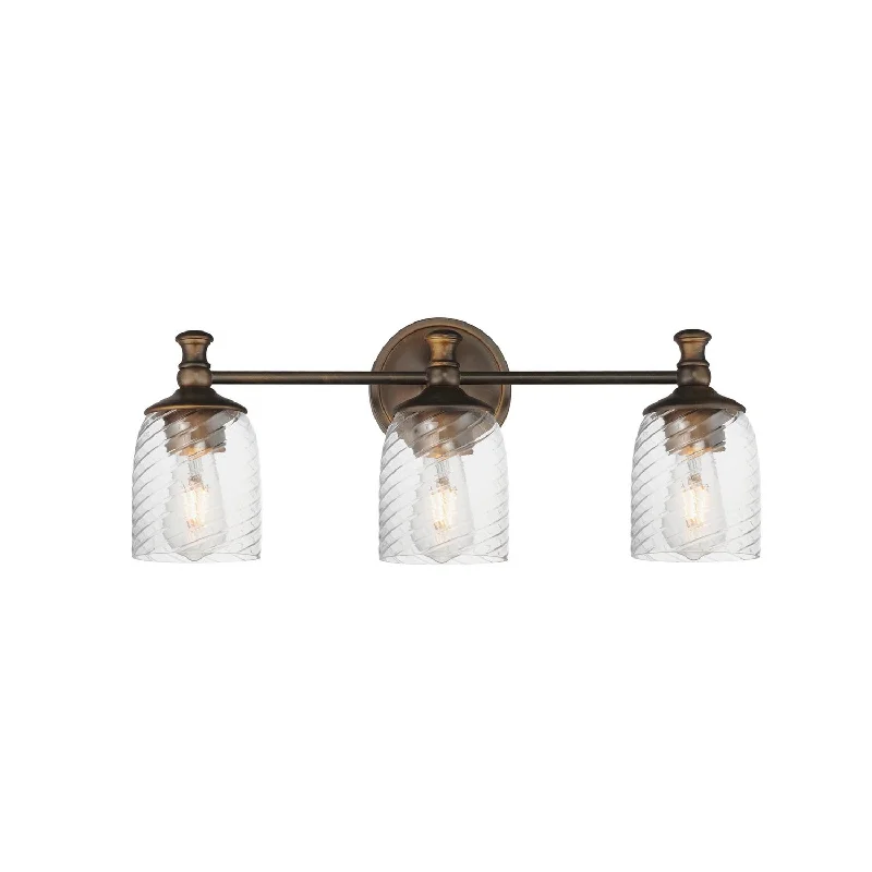 Durable Industrial Lighting for Harsh EnvironmentsSwirl Three Light Bath Vanity