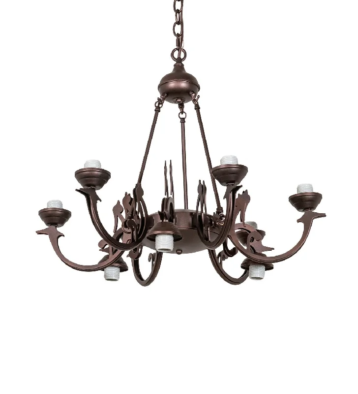 Dust - Resistant Industrial Lighting for Dirty WorkspacesMahogany Bronze Nine Light Chandelier Hardware Dust - Resistant Industrial Lighting for Dirty WorkspacesMahogany Bronze Nine Light Chandelier Hardware