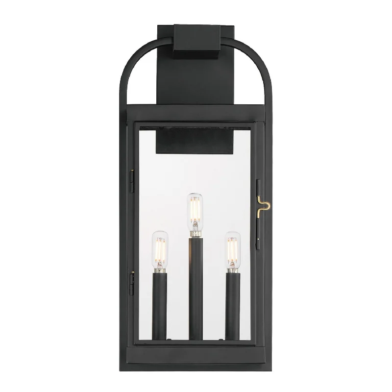 Industrial Ceiling - Mounted Lighting for Assembly PlantsBonham Three Light Outdoor Wall Sconce