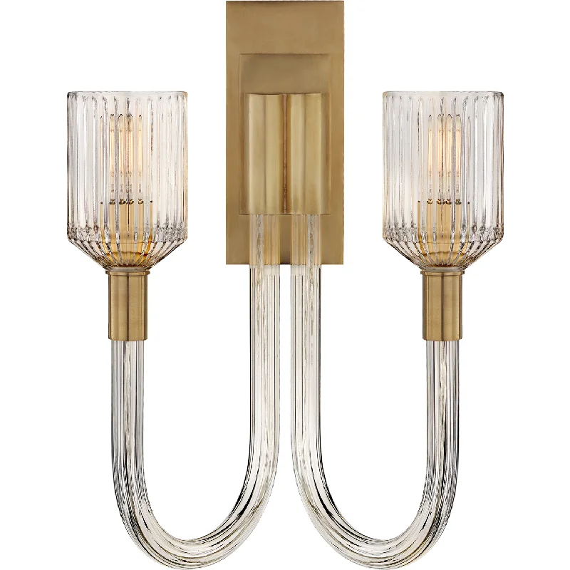 Track lighting for modernizing traditional interiorsReverie Double Sconce