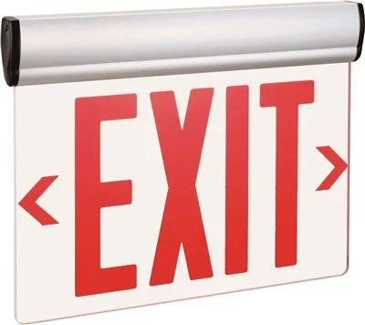 Low - voltage track lighting for safetyMonument Exit Sign Double Face Mirror Surface With Red Letters Ul Listed Suitable For Damp Locations Low - voltage track lighting for safetyMonument Exit Sign Double Face Mirror Surface With Red Letters Ul Listed Suitable For Damp Locations