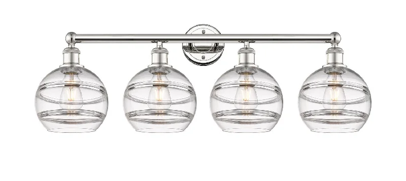 Low - Bay Industrial Lighting Fixtures for Small FactoriesDowntown Urban Four Light Bath Vanity Low - Bay Industrial Lighting Fixtures for Small FactoriesDowntown Urban Four Light Bath Vanity