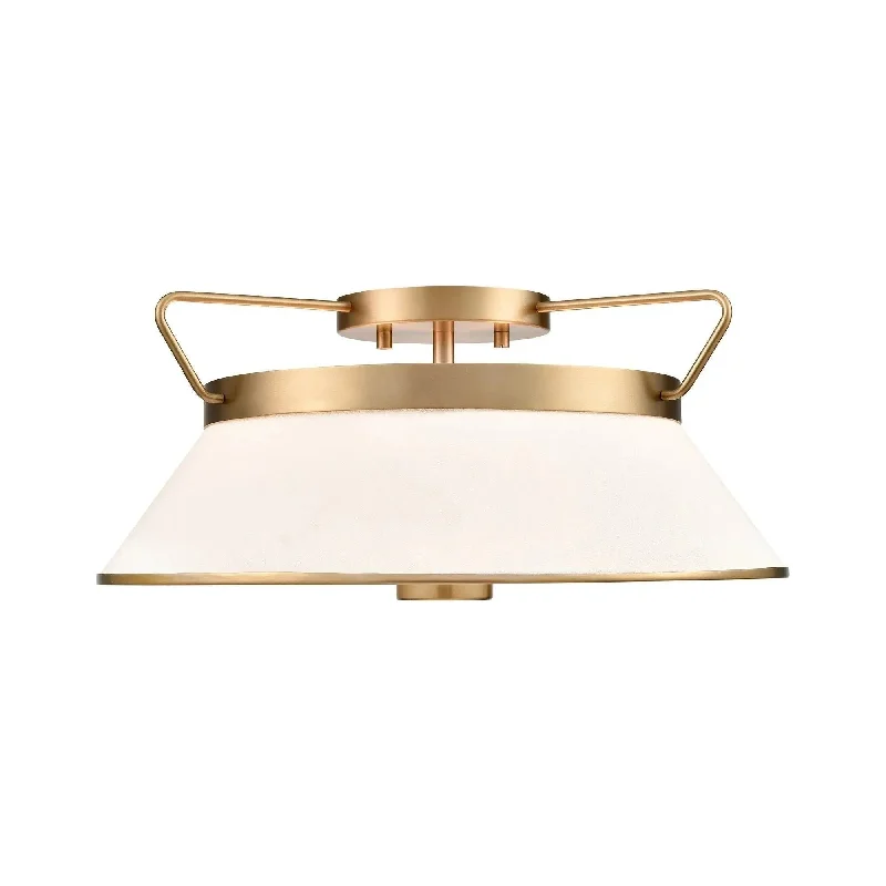 Track lighting for task lighting in workshopsLayla Semi Flush Mount