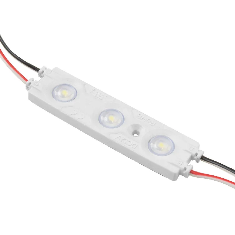 Industrial Lighting with High CRI (Color Rendering Index) for True Color PerceptionPURALIGHT 2, TRIOBRIGHT Wide Beam LED Light Module, 45 Lumens per Module, Green, 12V, 40 Module Strand
