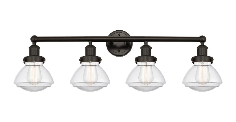 Durable Industrial Lighting for Harsh EnvironmentsEdison Four Light Bath Vanity