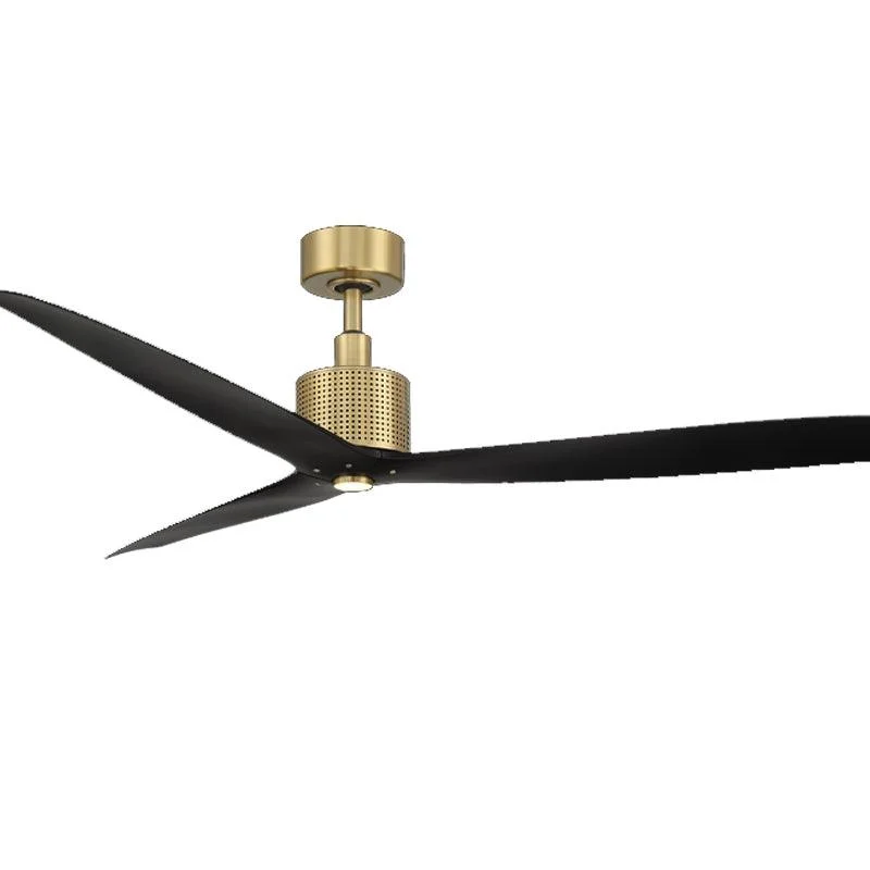 Color - Tunable Industrial Lighting for Special ApplicationsSpinster 60 Inch Brass and Black Wet Rated Smart LED Ceiling Fan Color - Tunable Industrial Lighting for Special ApplicationsSpinster 60 Inch Brass and Black Wet Rated Smart LED Ceiling Fan