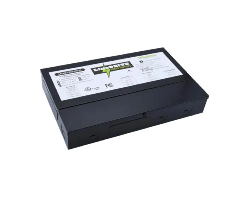 Industrial Lighting for Food Processing FactoriesLineDRIVE 288 Watts, 24VDC LED Driver, Triac, ELV, MLV and 0-10V Dimming, 120-277V Input Industrial Lighting for Food Processing FactoriesLineDRIVE 288 Watts, 24VDC LED Driver, Triac, ELV, MLV and 0-10V Dimming, 120-277V Input