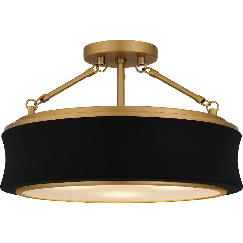 Track lighting for creating a moody atmosphereDylan Semi-Flush Mount