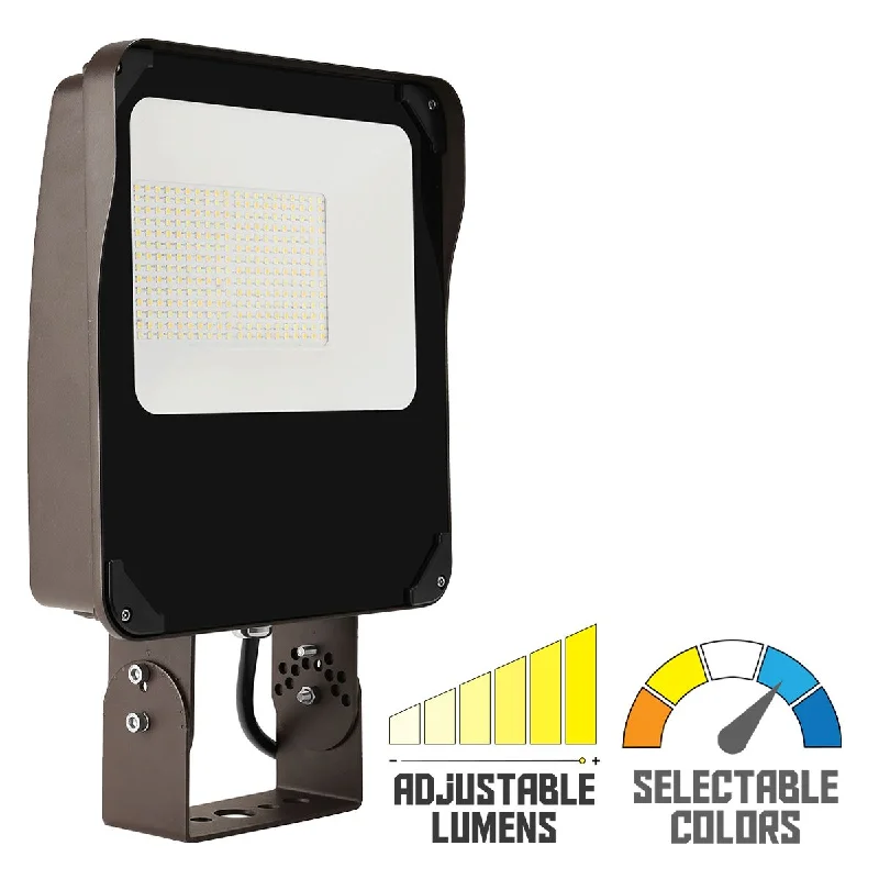 Industrial Exit Sign Lighting for Quick EvacuationLED Flood Light, 9700 Lm, 65W, 30K|40K|50K, Photocell & Trunnion Mount, 120-277V Industrial Exit Sign Lighting for Quick EvacuationLED Flood Light, 9700 Lm, 65W, 30K|40K|50K, Photocell & Trunnion Mount, 120-277V