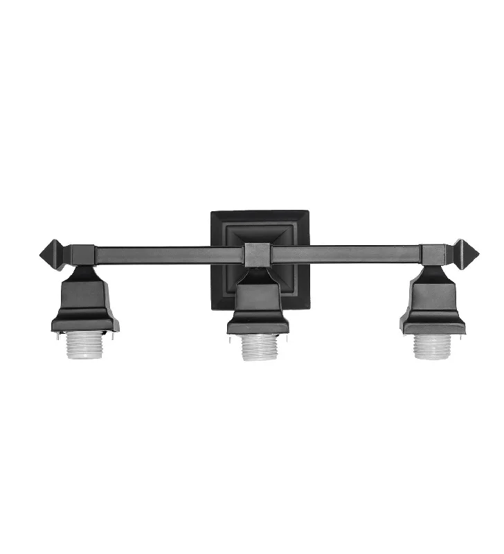 Industrial Emergency Lighting for Safety in FactoriesMission Three Light Vanity Hardware