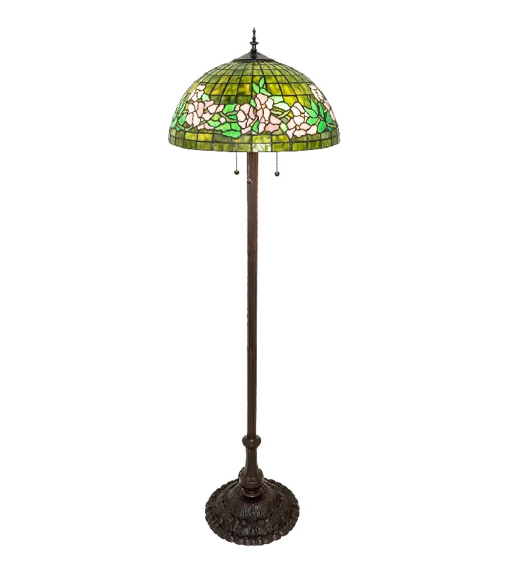 Industrial Task Lighting for Precision WorkstationsTiffany Banded Dogwood Three Light Floor Lamp Industrial Task Lighting for Precision WorkstationsTiffany Banded Dogwood Three Light Floor Lamp