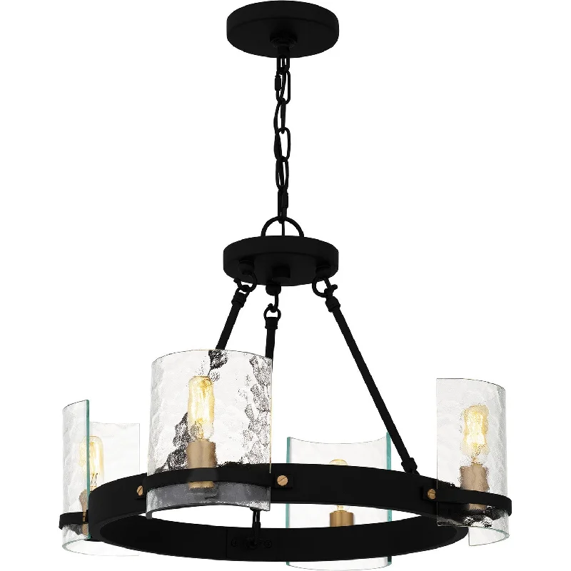 Track lighting with a brushed nickel finishGloucester Chandelier