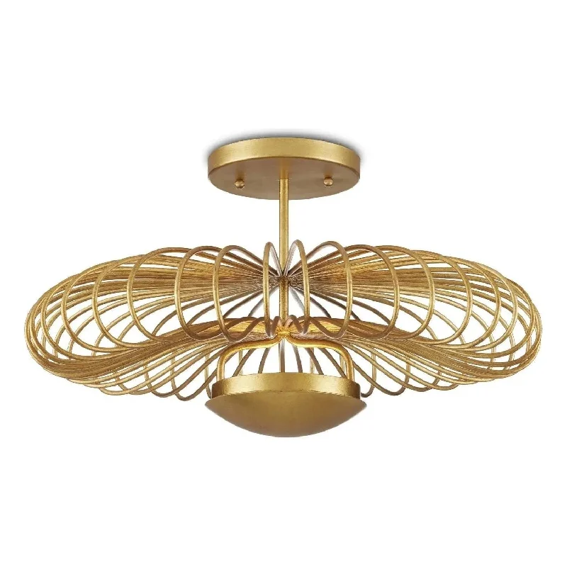 Contemporary track lighting in black finishSheereen LED Semi-Flush Mount