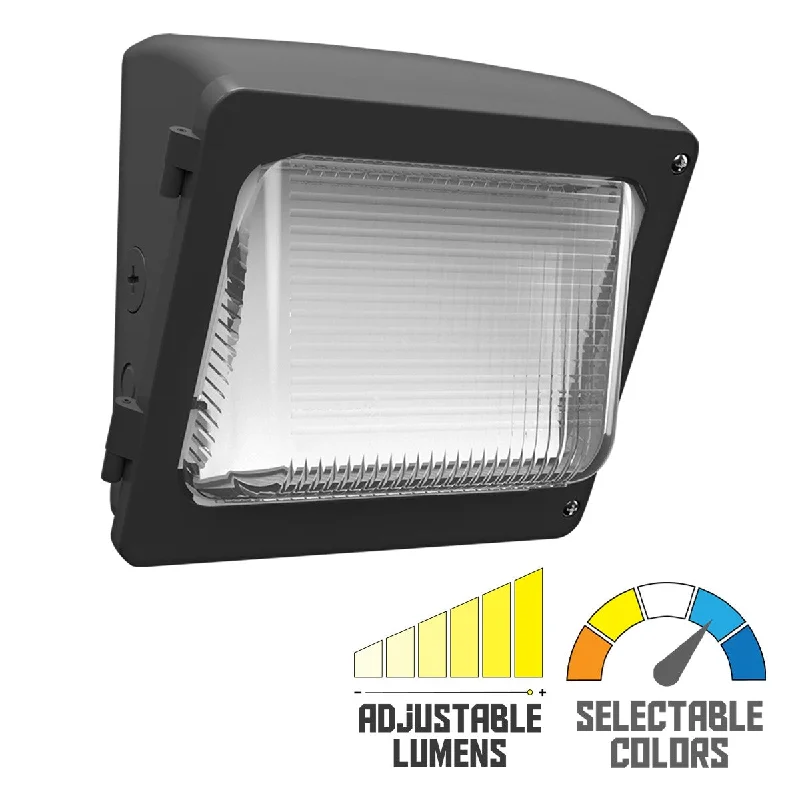 Industrial Lighting for Chemical PlantsLED Wall Pack, 5000 Lumens, 30 Watts, 30K/40K/50K, 120-277V, 10 Years Warranty