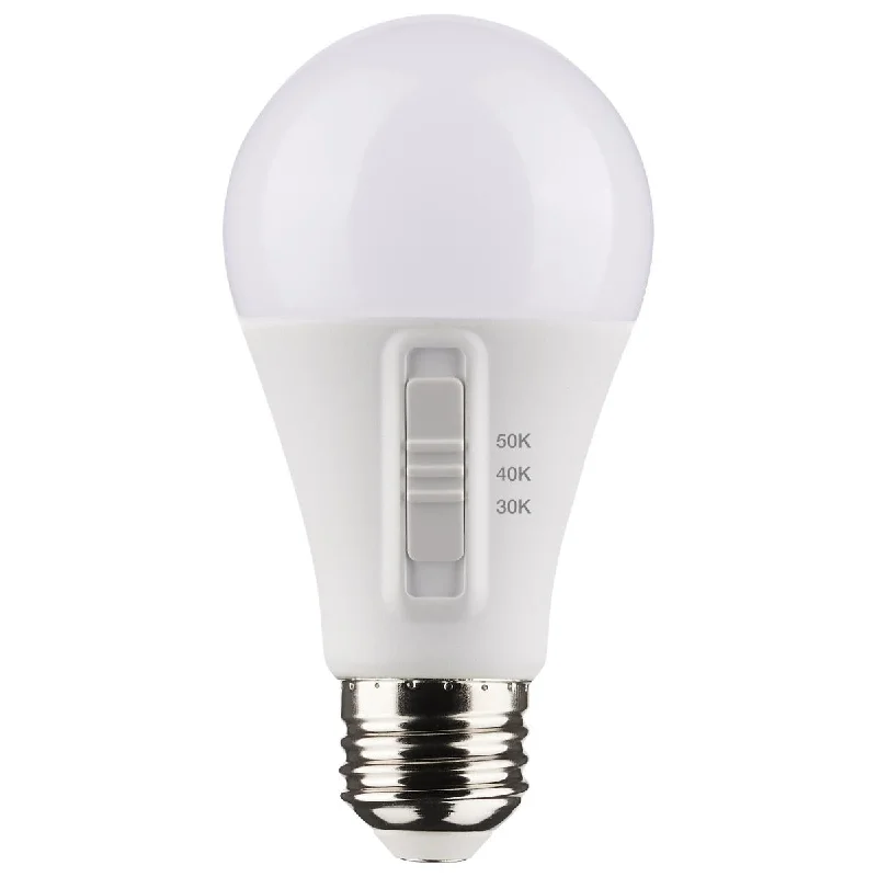 Corrosion - Resistant Industrial Lighting for Coastal FactoriesA19 LED Bulb, 12 Watts, 1100 Lumens, Selectable 30K|40K|50K, 75W Equal, E26 Medium Base