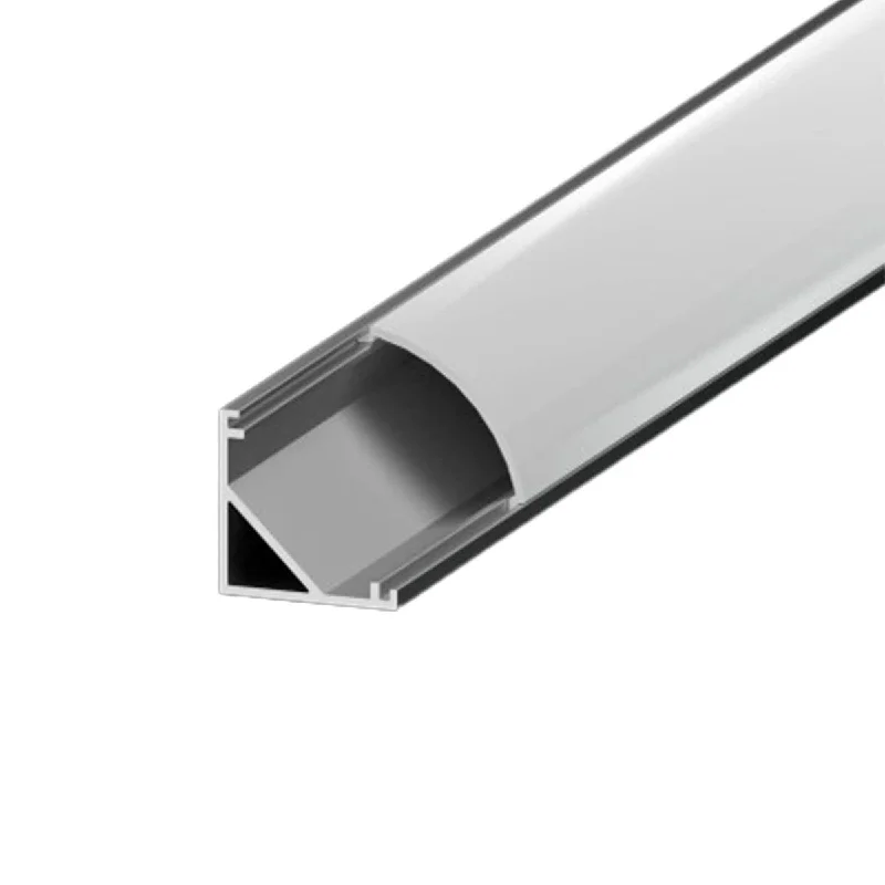 Industrial Lighting for Electronics ManufacturingS45 Rounded Corner Channel Bundle for Tape lights Up To 12mm, 48in., Classic Frosted Lens, Aluminum Industrial Lighting for Electronics ManufacturingS45 Rounded Corner Channel Bundle for Tape lights Up To 12mm, 48in., Classic Frosted Lens, Aluminum
