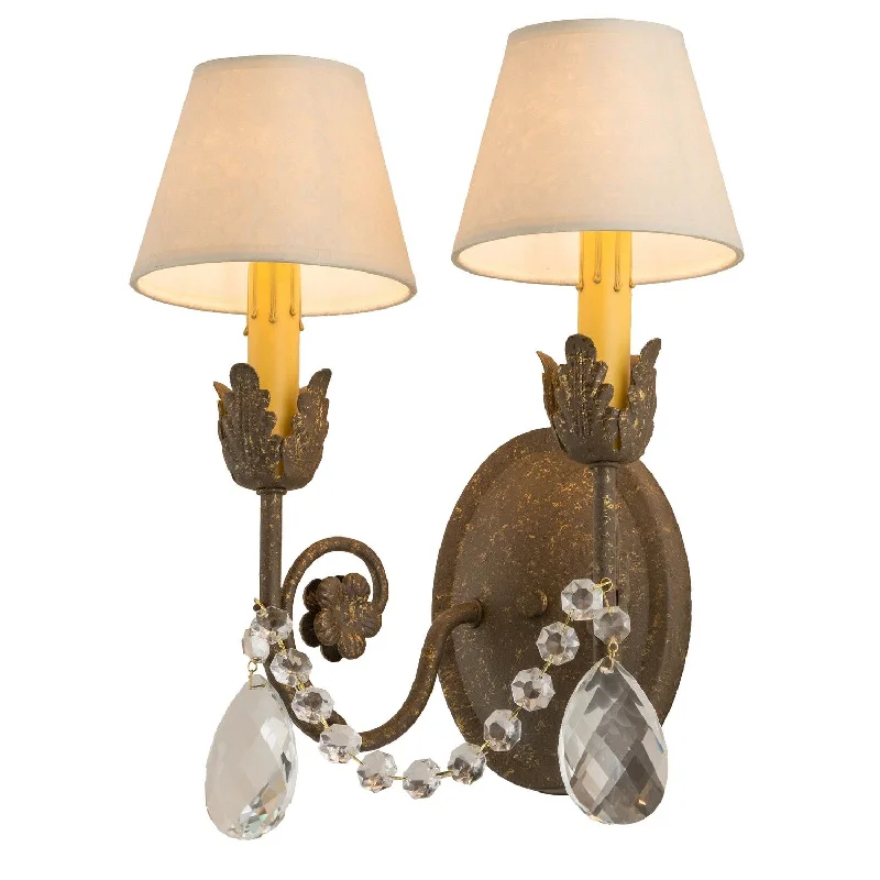 Low - Bay Industrial Lighting Fixtures for Small FactoriesAntonia Two Light Wall Sconce Low - Bay Industrial Lighting Fixtures for Small FactoriesAntonia Two Light Wall Sconce