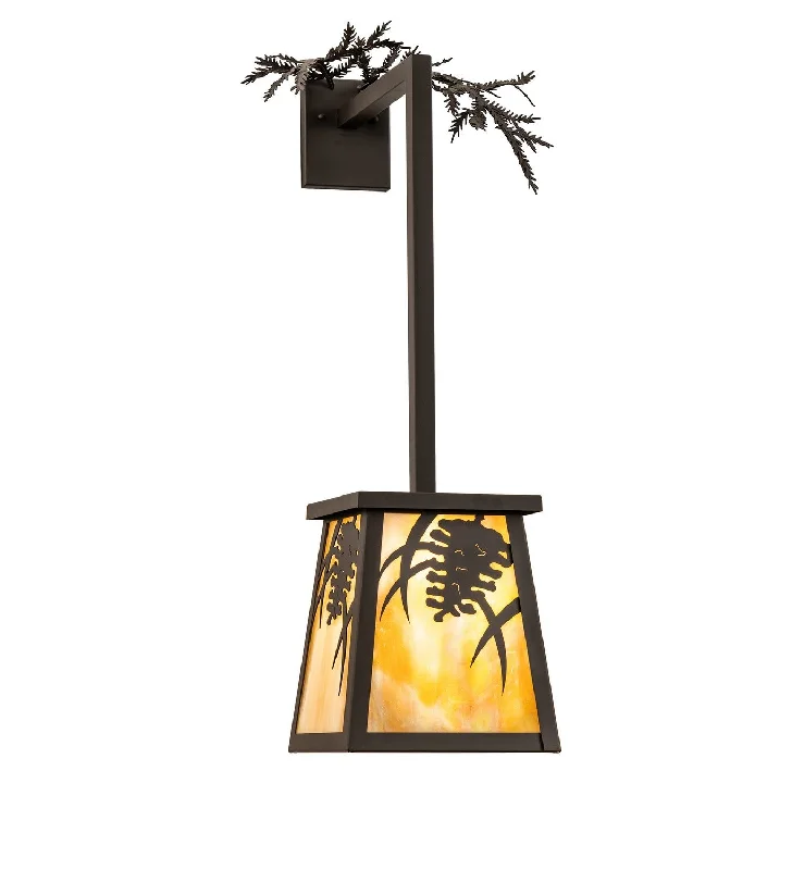 Adjustable Industrial Lighting for Flexible IlluminationPine Branch One Light Wall Sconce