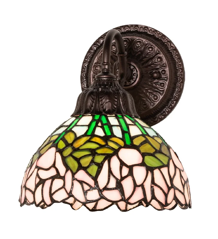 Industrial Lighting for Automotive Manufacturing PlantsTiffany Cabbage Rose One Light Wall Sconce