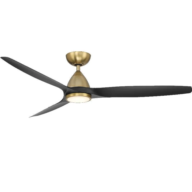Low - Bay Industrial Lighting Fixtures for Small FactoriesSkylark 62 Inch Smart Ceiling Fan with CCT LED Light, Brass and Black Low - Bay Industrial Lighting Fixtures for Small FactoriesSkylark 62 Inch Smart Ceiling Fan with CCT LED Light, Brass and Black