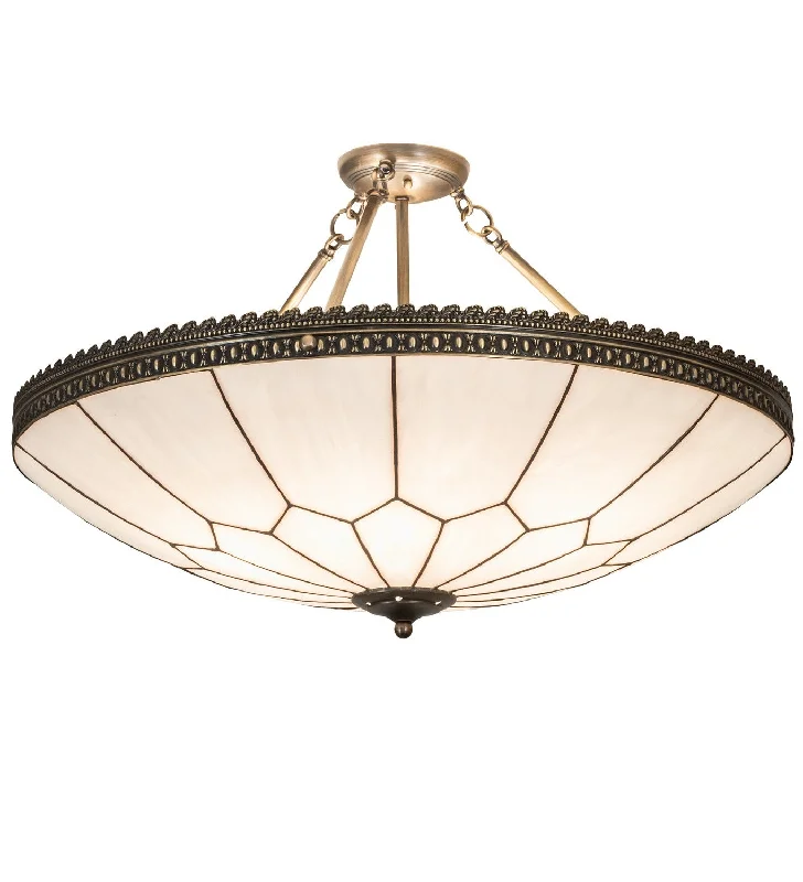 Industrial Area Lighting for Large Open SpacesVincent Six Light Semi-Flushmount