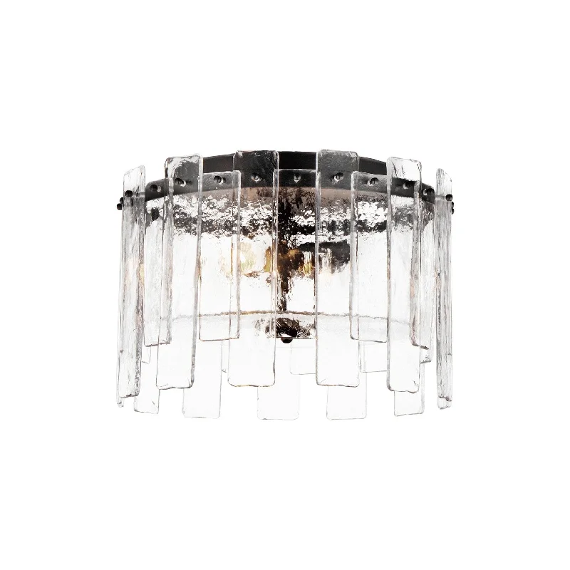 Low - Bay Industrial Lighting Fixtures for Small FactoriesWarren Two Light Flush Mount Low - Bay Industrial Lighting Fixtures for Small FactoriesWarren Two Light Flush Mount