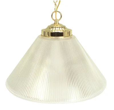 Low - voltage track lighting for safetyMonument Prismatic Cone Acrylic Pendant Polished Brass 15 Inch  Uses (1) 100-Watt Medium Base Incandescent Lamp