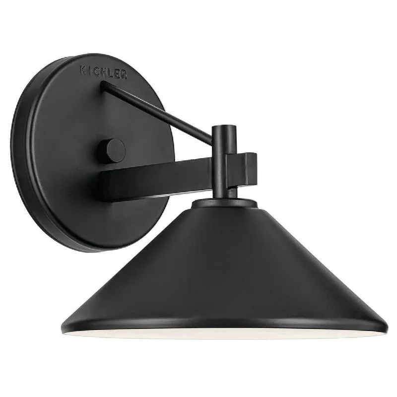 Industrial Lighting for Chemical PlantsRipley 8 In 1-Light Outdoor Wall Light Dark Sky Compliant, Black Finish Industrial Lighting for Chemical PlantsRipley 8 In 1-Light Outdoor Wall Light Dark Sky Compliant, Black Finish