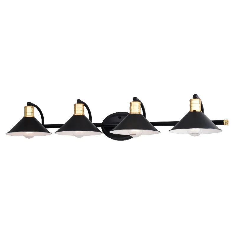 Shock - Resistant Industrial Lighting for Vibrating Machinery AreasAkron Four Light Vanity Shock - Resistant Industrial Lighting for Vibrating Machinery AreasAkron Four Light Vanity