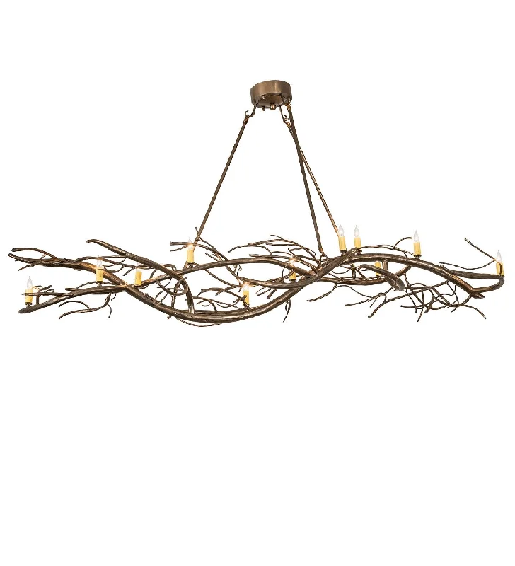Industrial Lighting for Textile MillsWinter Solstice 11 Light Chandelier