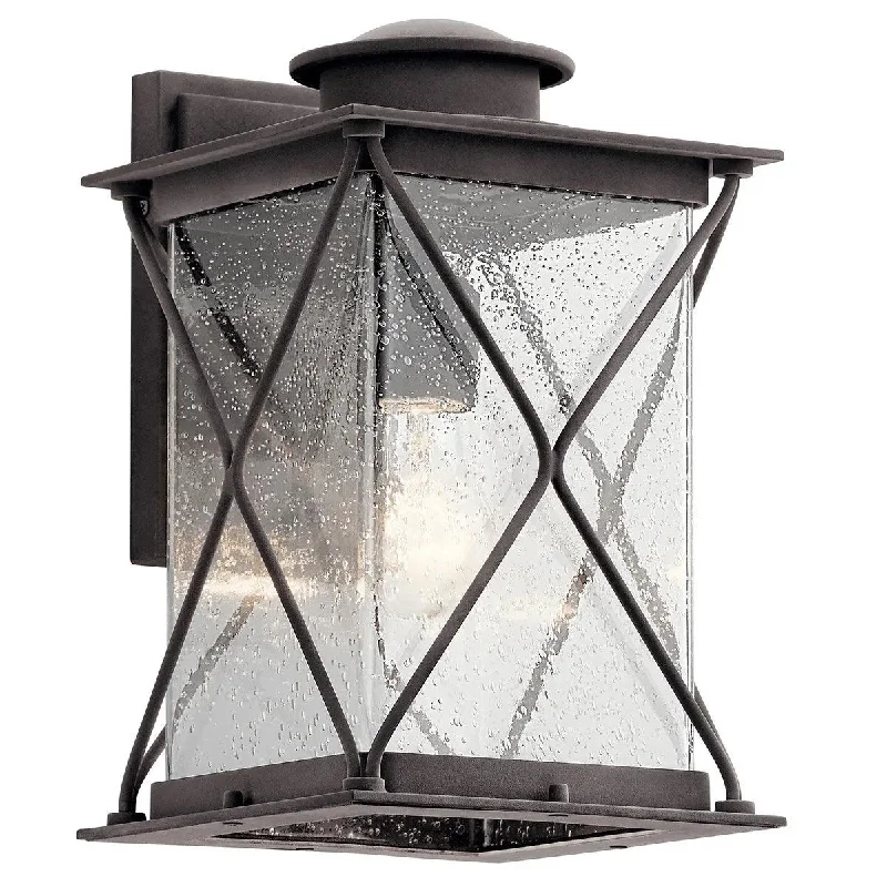 Industrial Lighting for Furniture FactoriesArgyle 13 in 1-Light LED Outdoor Wall Light With Clear Seeded Glass, Bronze Finish Industrial Lighting for Furniture FactoriesArgyle 13 in 1-Light LED Outdoor Wall Light With Clear Seeded Glass, Bronze Finish