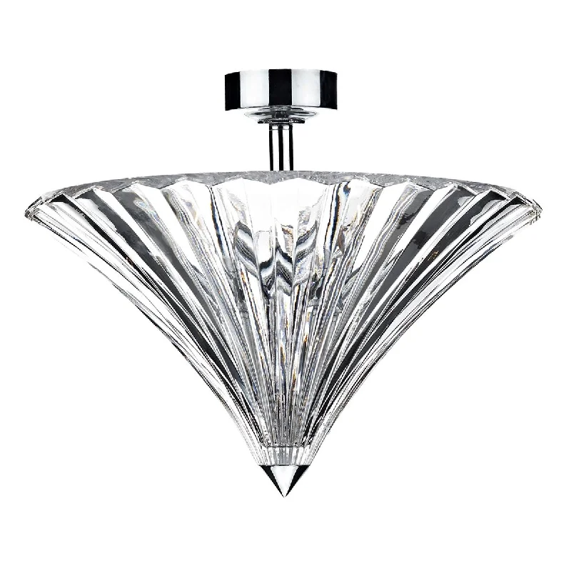 Track lighting for accentuating artworksArdeche 3 Light Flush Polished Chrome - Finish