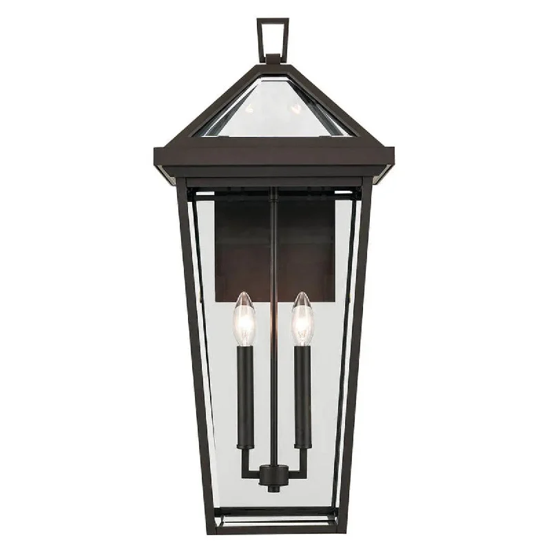 Energy - Efficient Industrial Lighting for Cost - SavingsRegenge 26 In 2-Lights Outdoor Wall Light With Clear Beveled Glass, Bronze Finish Energy - Efficient Industrial Lighting for Cost - SavingsRegenge 26 In 2-Lights Outdoor Wall Light With Clear Beveled Glass, Bronze Finish