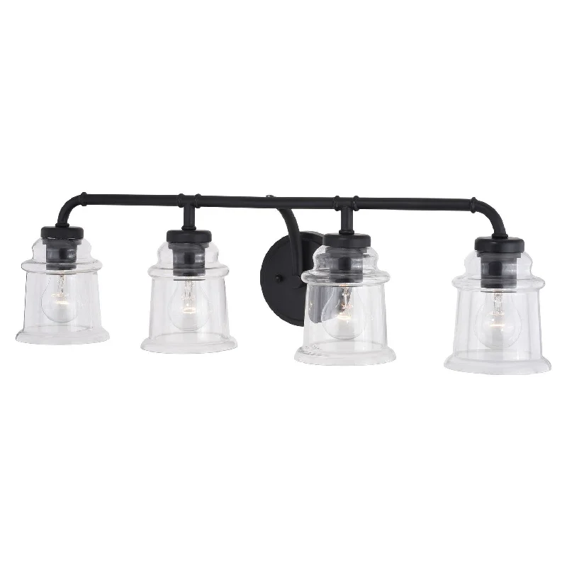 Industrial Area Lighting for Large Open SpacesToledo Four Light Vanity