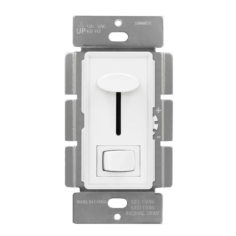 Low - Bay Industrial Lighting Fixtures for Small FactoriesLED+ Slide Dimmer Switch, 150-Watts LED/CFL, Single Pole or 3-Way, White Low - Bay Industrial Lighting Fixtures for Small FactoriesLED+ Slide Dimmer Switch, 150-Watts LED/CFL, Single Pole or 3-Way, White