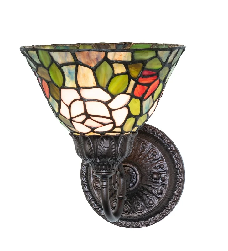 Industrial Lighting for Electronics ManufacturingTiffany Rosebush One Light Wall Sconce Industrial Lighting for Electronics ManufacturingTiffany Rosebush One Light Wall Sconce