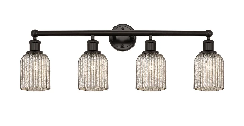 Industrial Wall - Mounted Lighting for Workshop WallsEdison Four Light Bath Vanity