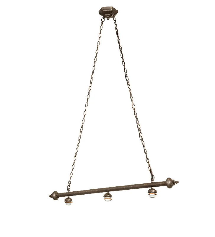Industrial Lighting for Metal Fabrication ShopsAntique Brass Three Light Island Pendant Hardware Industrial Lighting for Metal Fabrication ShopsAntique Brass Three Light Island Pendant Hardware
