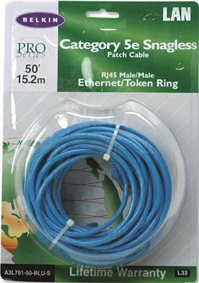 Track lighting with frosted glass shadesBelkin Cat5E Snagless Patch Cable Rj45 Connectors 50 Ft. Blue