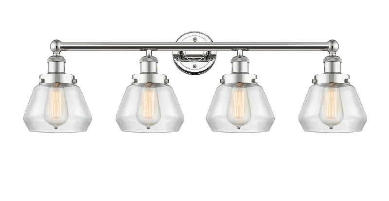 Industrial Lighting for Woodworking FactoriesEdison Four Light Bath Vanity