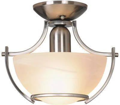 Track lighting with a decorative track designMonument Pendant Brushed Nickel 10-3/4 X 9-1/2 Inch Uses (1) 100-Watt Incandescent Medium Base Lamp Track lighting with a decorative track designMonument Pendant Brushed Nickel 10-3/4 X 9-1/2 Inch Uses (1) 100-Watt Incandescent Medium Base Lamp