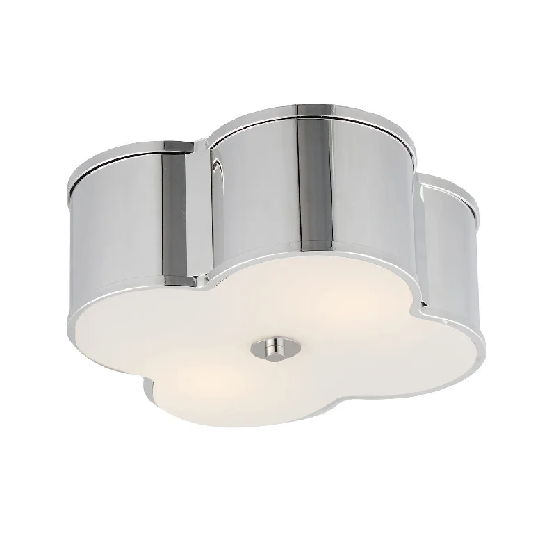 Industrial Lighting for Chemical PlantsClover Two Light Flush Mount