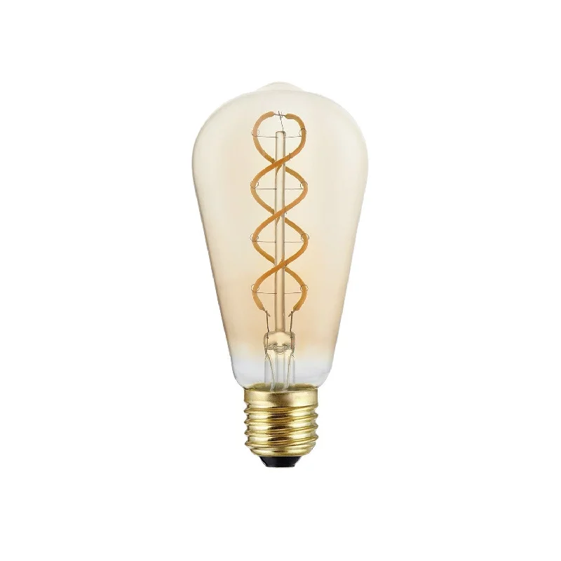 Track lighting with a decorative track designLED Filament Vintage ST64 5VDC 1.3W 80LM E27 Gold 2500K Dimmable Track lighting with a decorative track designLED Filament Vintage ST64 5VDC 1.3W 80LM E27 Gold 2500K Dimmable