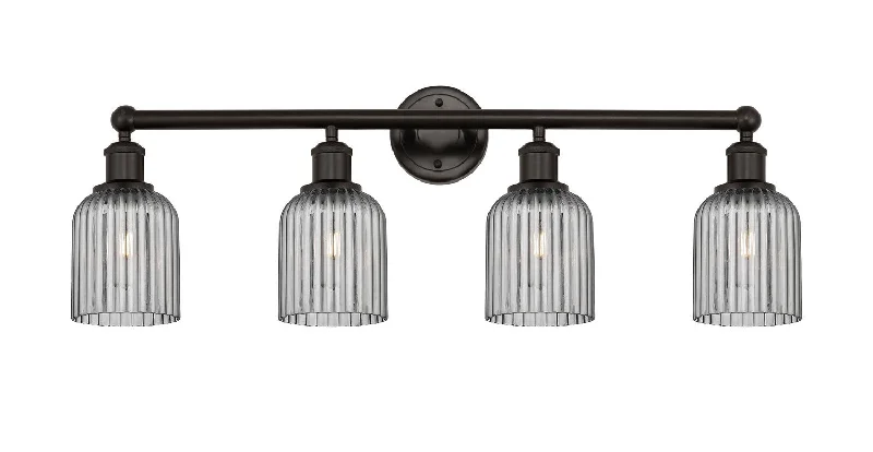 Industrial Lighting for Electronics ManufacturingEdison Four Light Bath Vanity