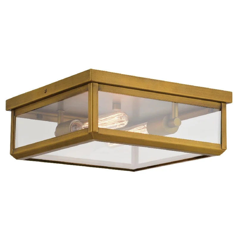 Industrial Area Lighting for Large Open SpacesKinzie Two Light Outdoor Flush Mount Industrial Area Lighting for Large Open SpacesKinzie Two Light Outdoor Flush Mount