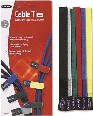 Track lighting with a decorative track designMulticolored Cable Ties 6 Per Pack