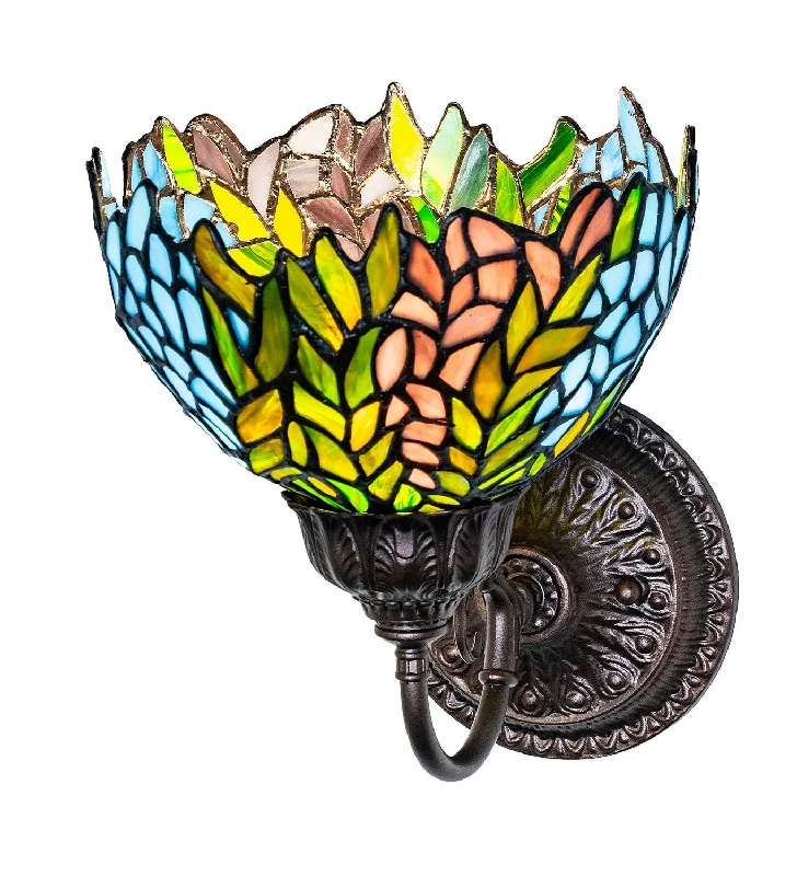 Corrosion - Resistant Industrial Lighting for Coastal FactoriesTiffany Honey Locust One Light Wall Sconce Corrosion - Resistant Industrial Lighting for Coastal FactoriesTiffany Honey Locust One Light Wall Sconce