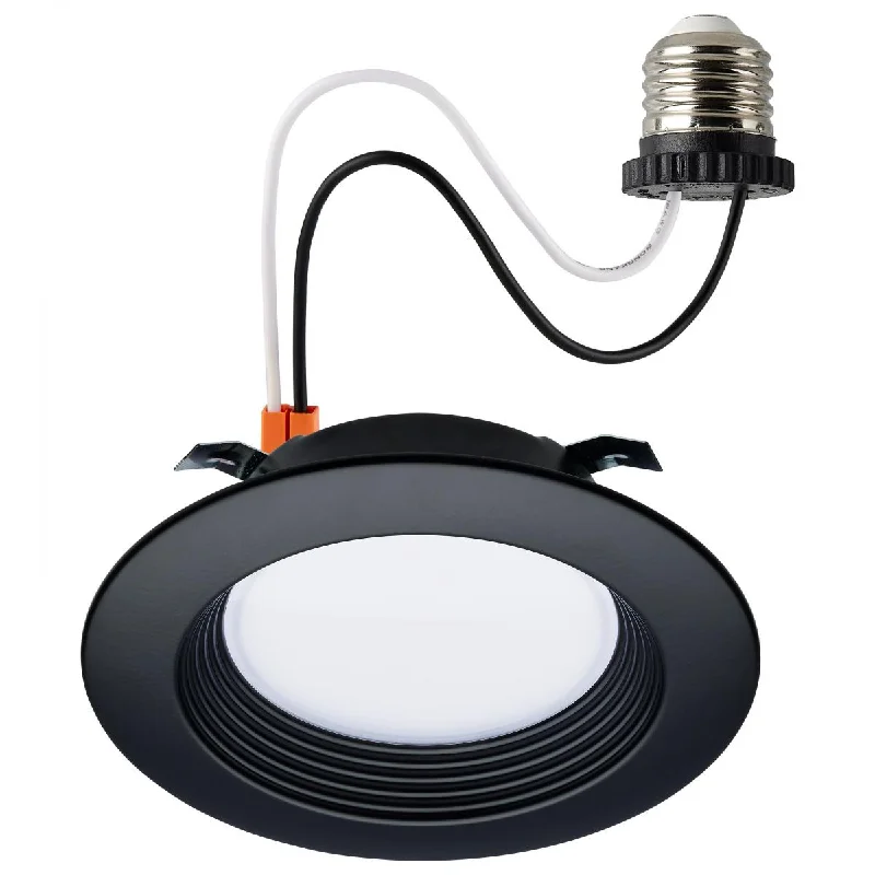 Industrial Lighting for Furniture Factories4 inch Retrofit LED Can Light, 7 Watts, 600 Lm, Selectable 2700K to 5000K, Black Baffle Trim Industrial Lighting for Furniture Factories4 inch Retrofit LED Can Light, 7 Watts, 600 Lm, Selectable 2700K to 5000K, Black Baffle Trim