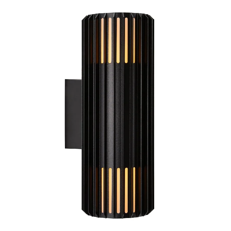 Track lighting for accentuating artworksmid - century modern wall lamps with iconic shapes for a stylish studyAludra | Wall | Double Wall Light Seaside Black