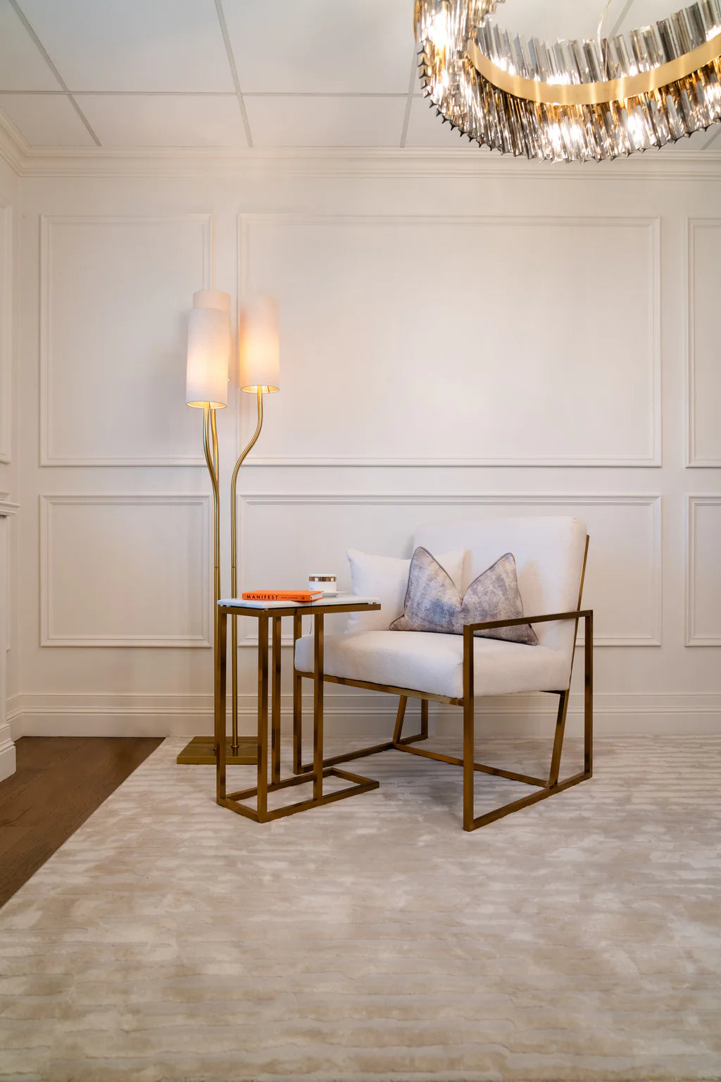 Contemporary track lighting in black finishLeon Supper Side Tables